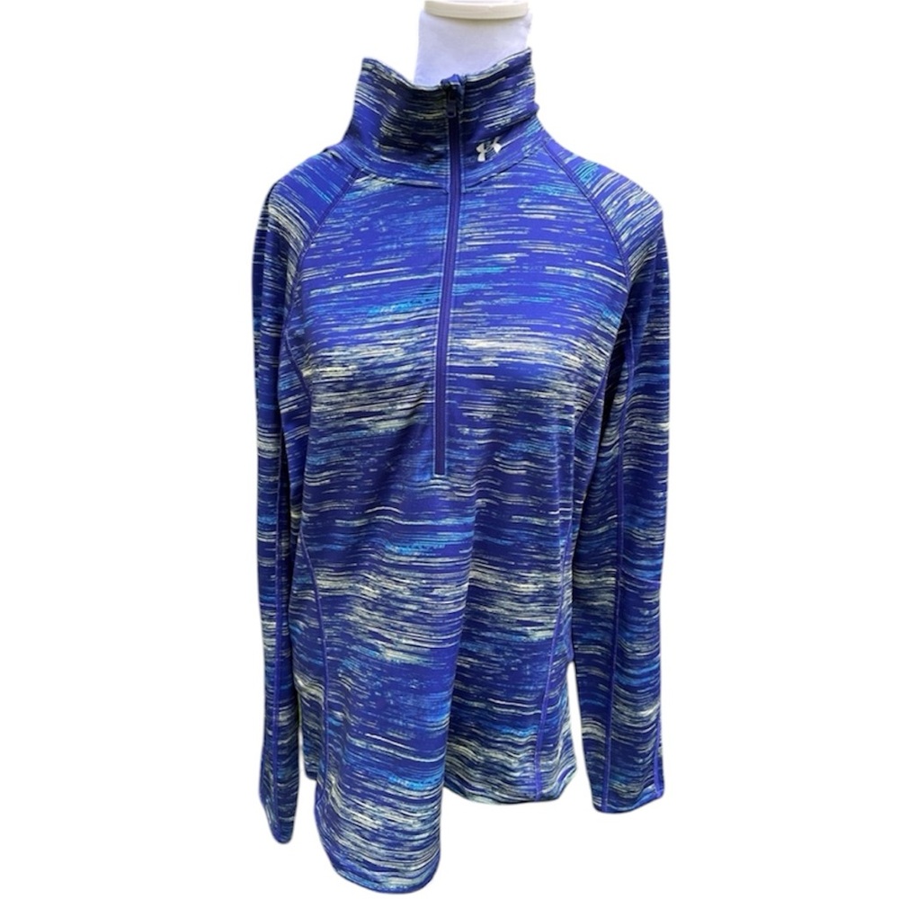 Under Armour NWOT  patterned 1/4 zip ladies knit performance pullover